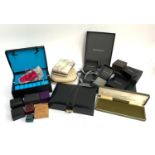 A quantity of jewellery boxes to include Beaverbrooks, ring boxes etc