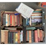 4 boxes of good old hardback books