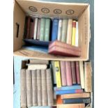 Two mixed boxes of hardback books to include 'The Yellow Book', A selection, London, The Bodley
