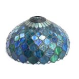 A Tiffany style light shade (af), 40cmD