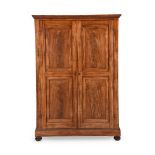 A mahogany cupboard, early 19th century, 170cm high 108cm wide, 60cm deep Provenance: Lockerley Hall