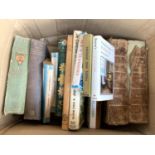 A mixed box of books to include mainly natural history interest, Ernest Thompson Seton, 'Rolf in the
