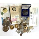 A quantity of coins to include pre 1947 silver coins, Australia, France, Hong Kong, History of the