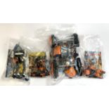 Four bags of Lego Exo Force, each with manual