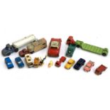 A small lot of die cast model vehicles, to include Matchbox, Corgi, Lone Star, James Bond 007