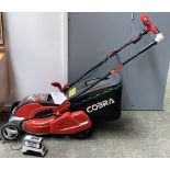 A Cobra MX41-40V electric lawnmower