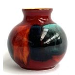 A small Poole pottery 'Lava' vase, 10.5cmH