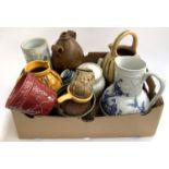 A mixed lot of ceramics, mostly jugs, to include Brownfield