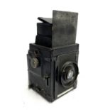 A Mentor Meyer camera serial no 39692, marked A. O. Roth, 85 Ringstead Road, Catford, London, with a