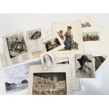 A mixed lot of 19th and 20th century prints, various subjects including architecture