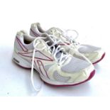 A pair of Reebok smooth fit easy tone trainers, size UK 8