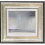 Laura Gethen Smith, 'Rain, Spittal Point, Berwick-upon-Tweed', oil on paper, c.2002, 20x24cm