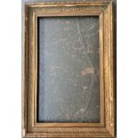 A 19th century giltwood frame, 64x43.5cm external, 50x29cm internal