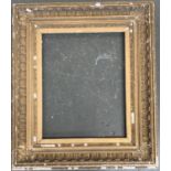 A large gilt gesso picture frame, internal dimensions 52.5x41.5cm, external 82.5x71cm