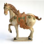 A ceramic Tang style horse, 37.5cmH