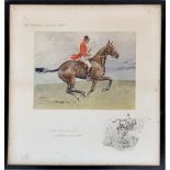 'Snaffles' (Charles Johnson Payne, 1884-1967), 'The Sparrow-Catchin Sort', colour print, signed with