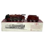 A DJH OO gauge locomotive and tender, BR standard class seven pacific 4-6-2, boxed