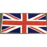 An early 20th century Union Jack, some repairs, 250x128cm