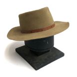 An Akubra 'Down Under' felt hat, size 60