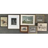 A quantity of mostly equestrian interest prints to include after Corbet, 'Shamrock' and '