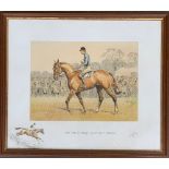 'Snaffles' (Charles Johnson Payne, 1884-1967), 'The One to Carry your Half Crown', colour print,