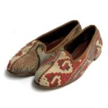 A pair of of Caroline Blunt for Pickett kilim style pumps, approx. size 39