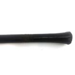 An ebony swagger stick, 98cm long