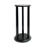 A 19th century ebonised cane stand, 28 x 61cm high