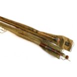 Hardy Palakona Salmon Fly Rod 'The Hi- Regan' 16' 6" 3pc split cane with spare tip, screw locking
