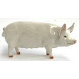 A Beswick figurine of a pig, marked 'Ch. Wall Queen 40', 7cmH