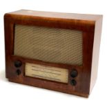 A vintage Radio Rentals radio, s/n 11039