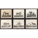 Charles Francois Levachez (French, 1730-1850) after Vernet, a set of six lithographs, 'Deuxième