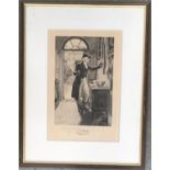 After Dendy Sadler, an etching of G.H Boucher, signed with remark and blind stamp, published 1906,