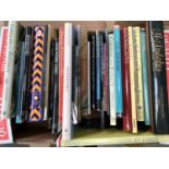 A mixed box of books mainly on the subject of interiors and architecture