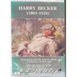 Harry Becker (1865 - 1928) Exhibition Poster, 1993, 61 x 42cm
