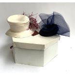 A Herbert Johnson ladies hat in box, with one other