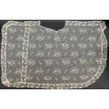 A large panel of tambour lace, af, 123x190
