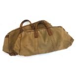 Two canvas holdalls, approx. 70cm wide