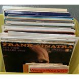 A lot of vinyl LPs Frank Sinatra records (list photographed)