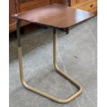 A mid century Staples Invalid table, 67cmH