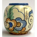 An Art Deco Roskyl Pottery vase, 13.5cmH