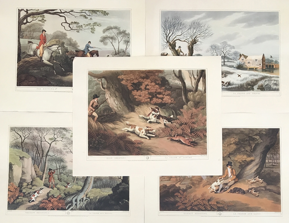 Five limited edition colour prints, Hare Shooting; Rabbit Shooting; Pheasant Shooting 1; Snipe - Bild 2 aus 2