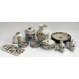 A mixed lot of Continental ceramics, mainly Italian, to include Dip,. Amano Cassetta G. Deruta,