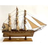 Maritime interest: A scale model of the Cutty Sark, 75cmL
