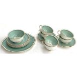 A Susie Cooper 'Azalea' part tea service, 16pcs