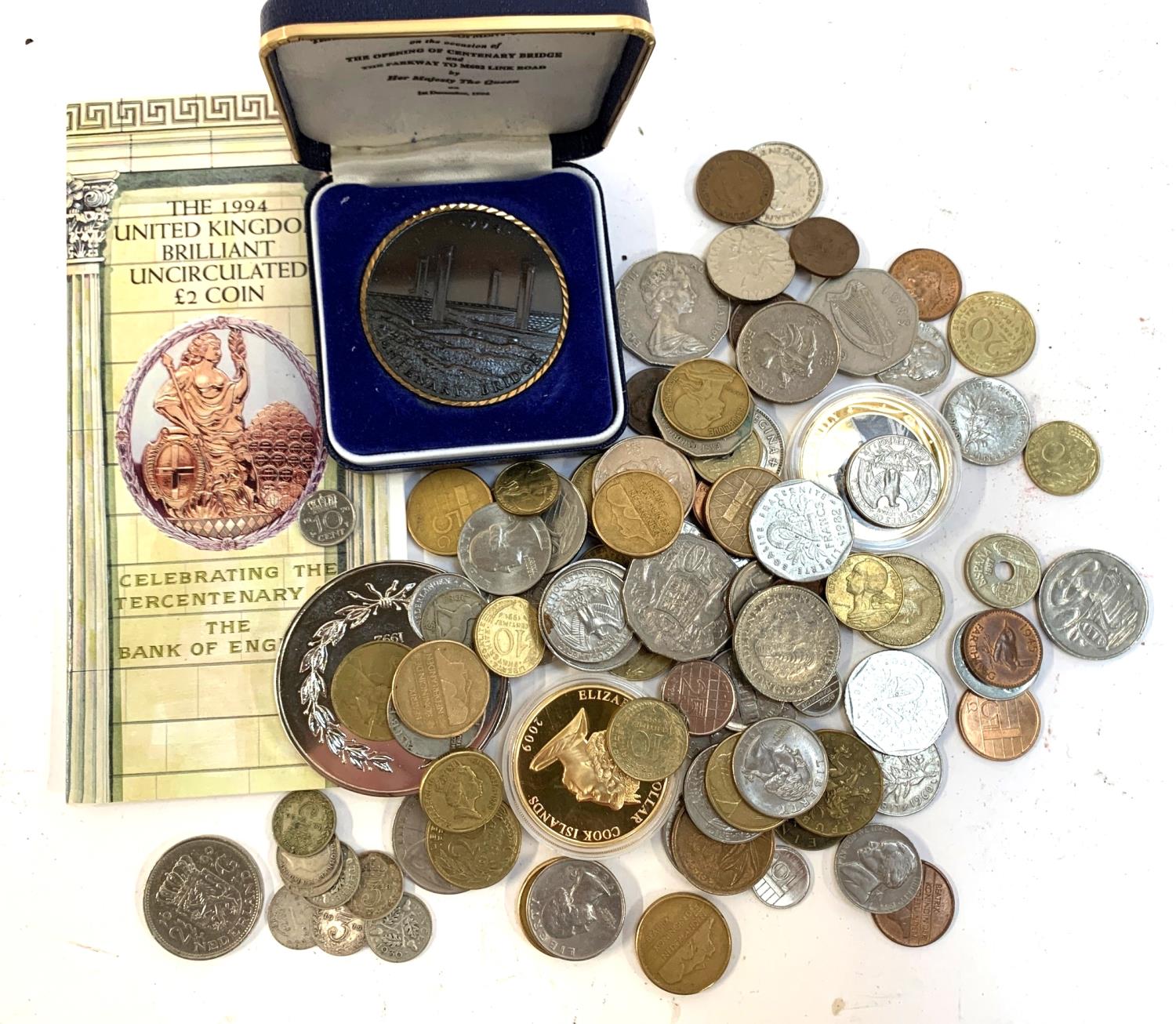 A quantity of coins to include pre 1947 silver coins, Australia, France, Hong Kong, History of the
