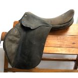 Two general purpose saddles, one Wychanger, Barton, 16.5" and 17.75" (2)