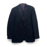 A Simon Ackerman single breasted dinner jacket and trousers, approx. 40-42" chest