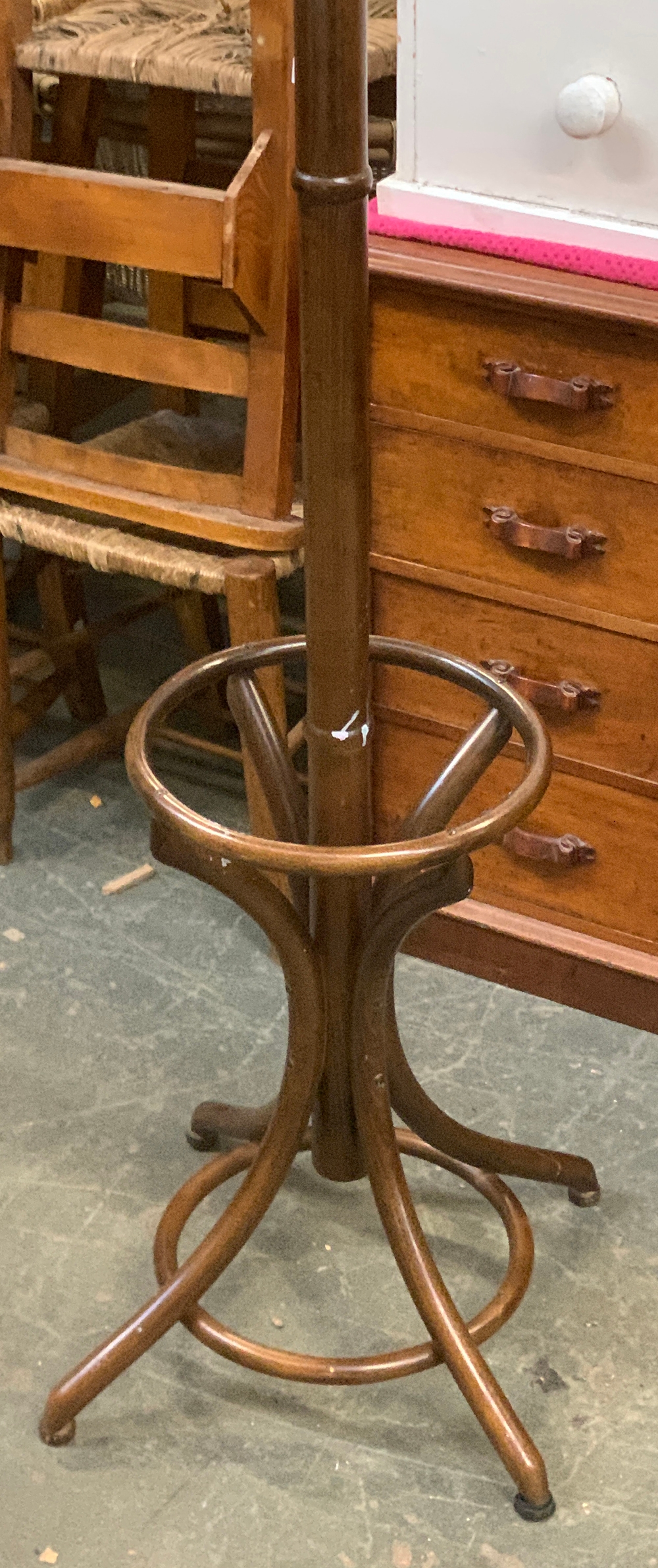 A bentwood coat and hat stand, approx. 185cmH - Bild 2 aus 2