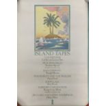 An Island Tapes advertising poster to include tracks by Cat Stevens, Pete Wingfield, Bad Company,